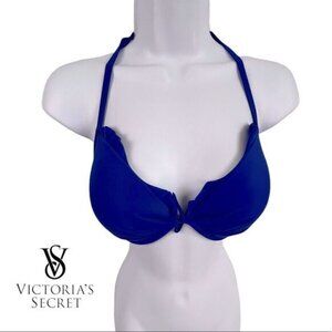 VICTORIAS SECRET BIKINI TOP BLUE SIZE 36D